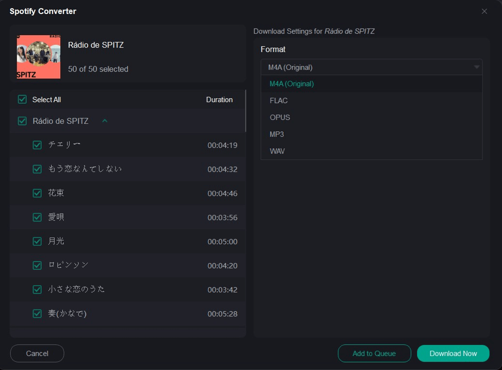 convertir canción de Spotify a MP3