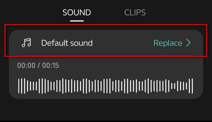 reemplazar música en CapCut